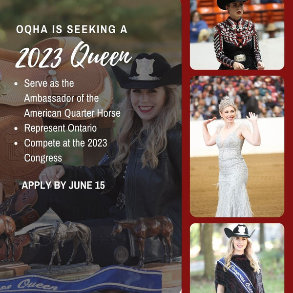 OQHA is Seeking a Queen - Apply by June 15