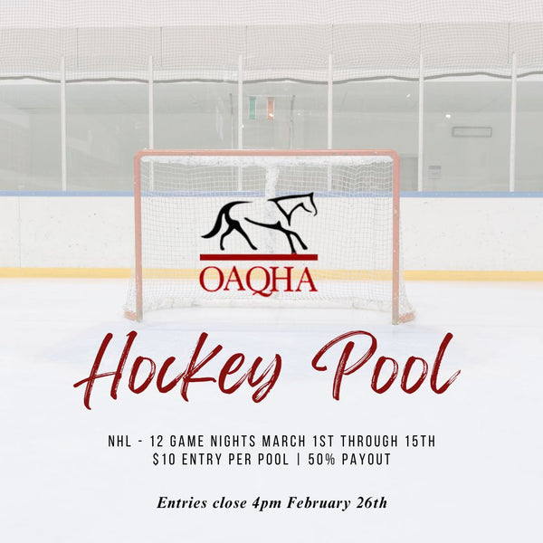 Join in on the OAQHA Hockey Pool!