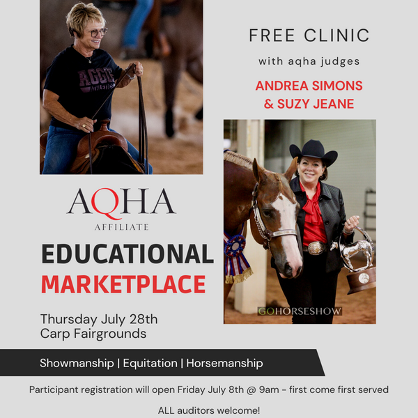 Educational Marketplace - Free Clinic - July 28th @ Carp Fairgrounds