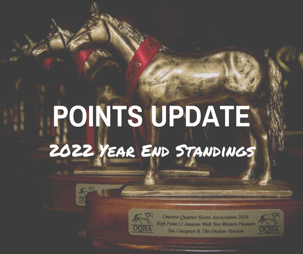 Points Update - 2022 End of Season